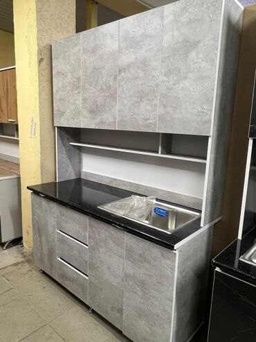 Кухонные гарнитуры: Кухонный гарнитур, Новый, цвет - Черный, ДСП, Бесплатная доставка at lalafo.kg — 5 Кухонные гарнитуры: Кухонный гарнитур, Новый, цвет - Черный, ДСП, Бесплатная доставка — 5