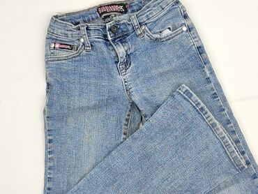 balloon jeans bershka: Spodnie jeansowe, 5-6 lat, 110/116, stan - Dobry