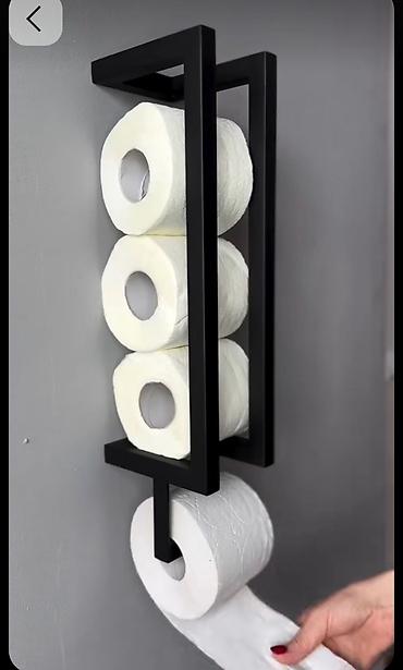 Minimalist divar tipli tualet kağızı tutacağı və saxlayıcısı - at lalafo.az Minimalist divar tipli tualet kağızı tutacağı və saxlayıcısı -