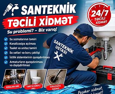 ixlas su: Su xətlərnin çəkilişi Su mator gidrafonların quraşdırılması — 1