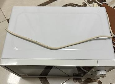mini pec: Mikrodalğalı soba Clatronic, Ayrıca dayanan, Mikrodalğalar ilə, rəng - Ağ, İşlənmiş — 2