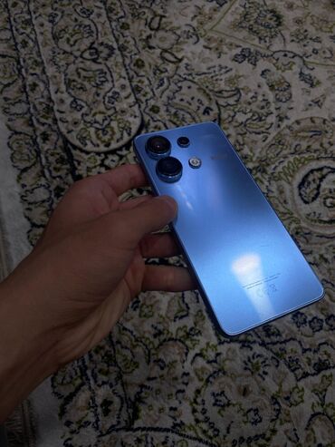 1 терабайт: Redmi, Redmi Note 13, Колдонулган, 128 ГБ, түсү - Көк, 2 SIM