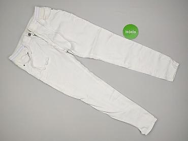 biale sandaly na platformie: Denim, Jeansy damskie, rozmiar M — 2