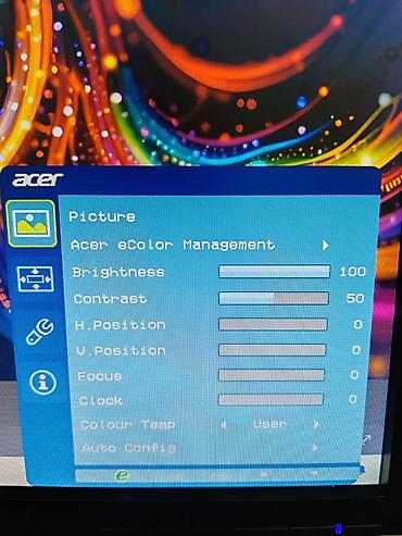 fixni: Acer V226HQL monitor, veoma lep, kvalitetan i pouzdan. Testiran i — 3