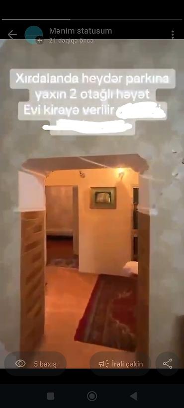 hovsanda ev: Salam tecili Xırdalandada, Heydər Parkına yaxın yerləşən 2 otaqlı — 7