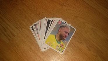 velosiped 20 luk: Futbol kolleksiya kartları dəsti - Panini üslubunda futbolçu şəkilli — 1