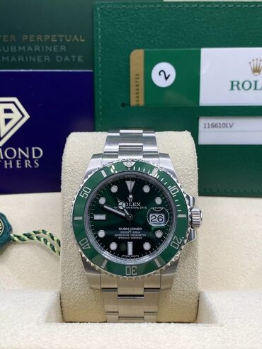 Qol saatları: Yeni, Qol saatı, Rolex, rəng - Yaşıl