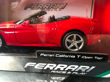 Avtomobil modelləri: Коллекционная модель Ferrari California T Open Red 2014 BBurago Scale — 4