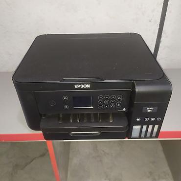 Epson L6160 3в1 МФУ долго стоял, проблема с черным цветом, тест дюз на