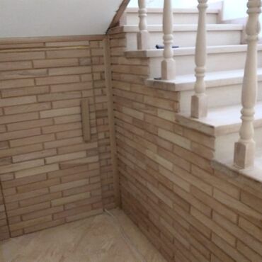 Qapıların təmiri: Qurudulmush taxtadan qapi ve pillekenleri yiqib ve yerinde — 12