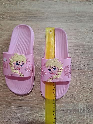 hm majice za devojcice: Nove roze papuče Frouzen br 35 ug 21,5 cm, letnje devojčice Nove — 9