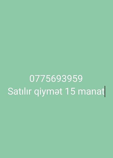 avtomobil aksesuarı: Nar nömrə satılır — 1