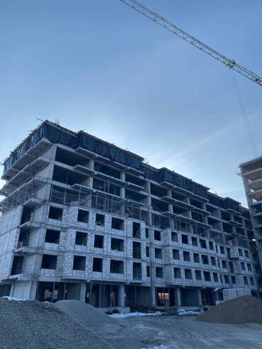 квартира в рассрочку без первоначального взноса бишкек: 1 бөлмө, 45 кв. м, Элитка, 6 кабат, ПСО (өзү оңдоп түзөтүп бүтүү үчүн)