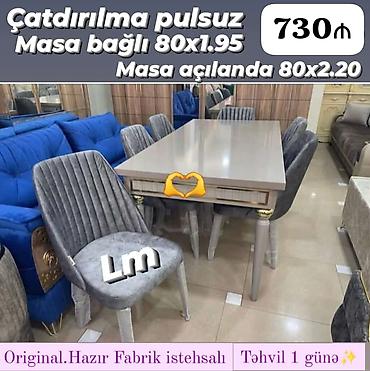 duz otagi bakida: Masa ve oturacaq yeni rəng seçimi var — 1