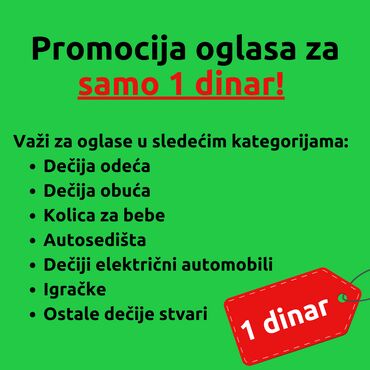 Biznis usluge: Snižena cena promocije oglasa! 🎉 Poštovani korisnici, Imamo sjajnu