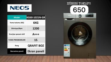 Paltaryuyan maşınlar: Paltaryuyan maşın 8 kq, Yeni, Kredit var, Pulsuz çatdırılma, Rayonlara çatdırılma -da lalafo.az — 4 Paltaryuyan maşınlar: Paltaryuyan maşın 8 kq, Yeni, Kredit var, Pulsuz çatdırılma, Rayonlara çatdırılma — 4