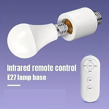 Ev və bağ: Uzaqdan idarəetməli E27 lamp adapteri və pult qiymət endirildi.ZƏNG — 1