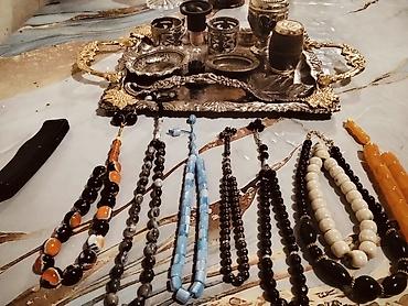 muncuqdan aksesuarlar: Kolleksiya: təsbeh və aksesuar dəsti - Müxtəlif material və — 1