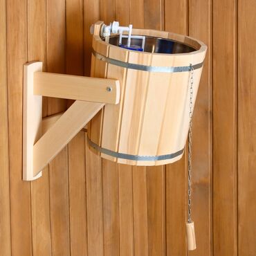 Bitkilər: Sauna üçün şok vedrəsi, sauna şok vedrəsi. Обливное ведро для саун