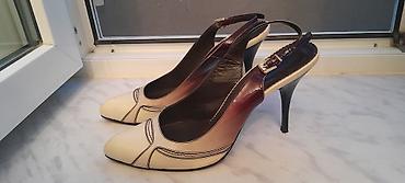 Tuflilər: Qadın ayaqqabısı – açıq dabanlı, nazik kəmərli slingback model Temiz — 3