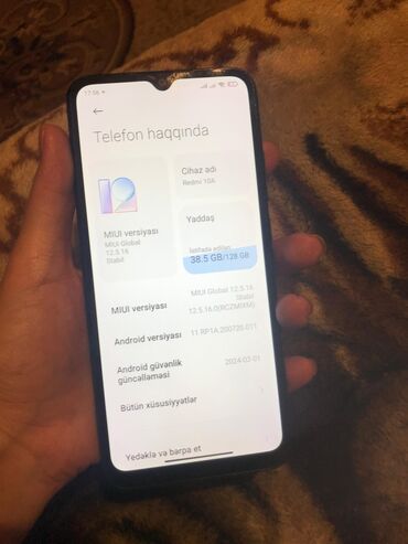 rəsmi 10a: Xiaomi Redmi 10A, 128 GB, rəng - Qara
