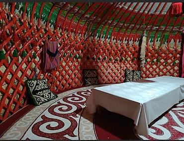 Аренда юрт: Аренда юрты, Каркас Деревянный, 90 баш, Самовар, Стол, Стулья — 6