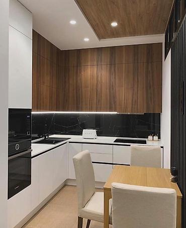 silver kitchen: Кухонный набор на заказ, ЛДСП, По договорённости, Бесплатная доставка, Дизайн, проект — 8