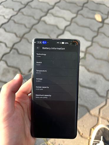 fırınlar: Samsung Galaxy S10 Plus, 128 GB, Barmaq izi — 10