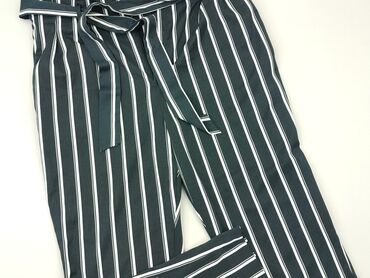 czarne bluzki w białe kropki: Spodnie materiałowe, H&M, 2XL, stan - Dobry