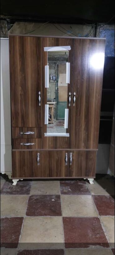 Dolablar: Yeni, Açılan, 3 qapılı Düz dolab, Qarderob, paltar dolabı, Azərbaycan — 7