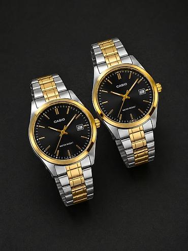 xəz qadın koftaları: Casio klassik kvarc saat dəsti.Cütlüklər üçün əla seçim və əla qiymət — 1