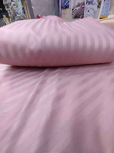 Комплекты постельного белья: Постельное бельё из сатина-жаккарда (страйп-сатин) - Материал — 5