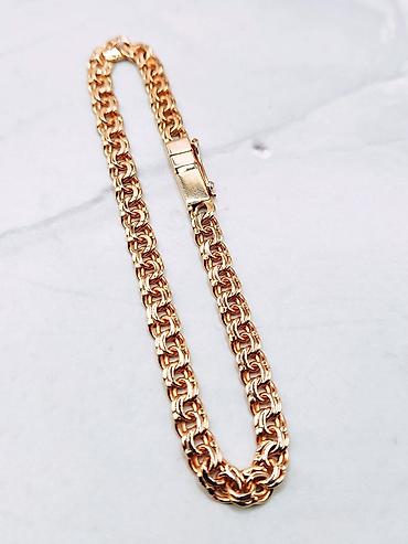 Цепочки: Золотой Комплект "Бисмарк"🔥 Вес цепи 10,75 грамм Вес браслета — 4