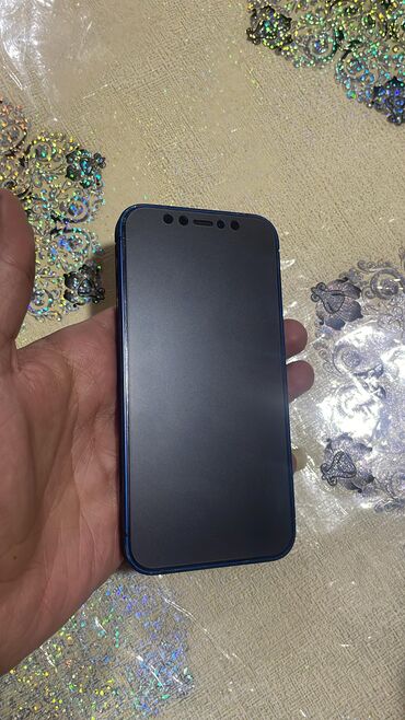вытяжка 1000 куб м: IPhone 12 mini, 128 GB, Pacific Blue, Zəmanət, Face ID