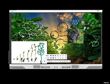 printer 3 u birində: SMART Board RX086 86 düym interaktiv panel 🟢 Rəsmi iş yeri olan və — 1