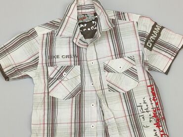 koszula tommy hilfiger: Shirt 2-3 years, condition - Good, pattern - Cell, color - Beige