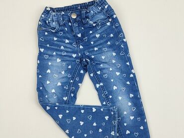 spodnie cross jeans: Spodnie jeansowe, 3-4 lat, 98/104, stan - Dobry