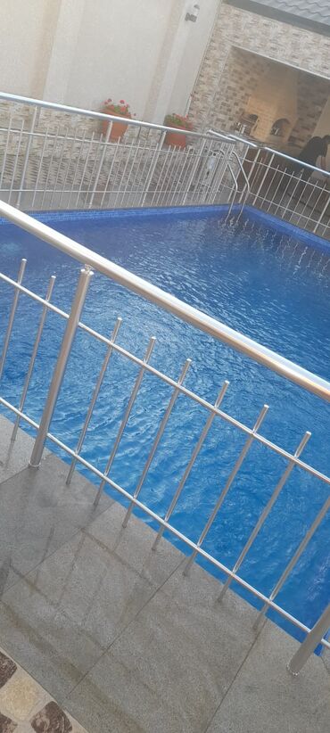 Pilləkən məhəccərləri: Alminum məhəccər.balkon üstü alminum məhəccər 38 azn den başlayan — 6