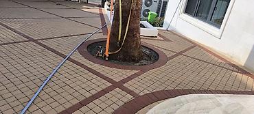 Tamet: Beton dekorativ tamet döşəmə - Material: vibro-press beton tamet (daş — 9