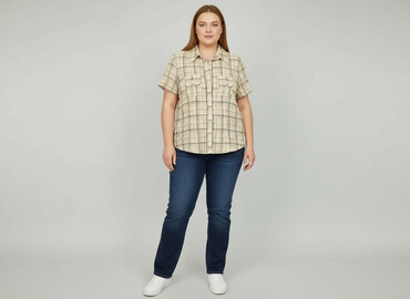 uniqlo ubrania: Сорочка жіноча, розмір XL