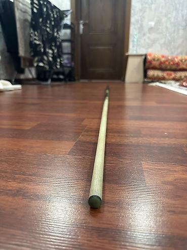 Бильярдные столы: Кий для бильярда с чехлом и аксессуарами - Кий двусоставной, тыльник — 8