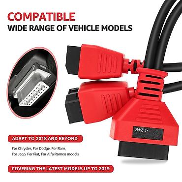 Alati za automobile: NOVO- Lonsdor SGW FCA Adapter + 12+8 Baypass Kabel Lonsdor FCA SGV — 19