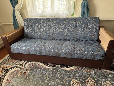 синий диван и 2 кресла: Мебель 
Диван и 2 кресла за 2000