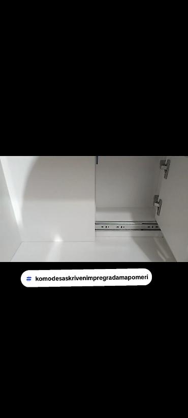 Komode: Komoda sa skrivenim pregradama Se izradjuje u Univera debljine 18mm — 10