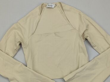 beżowa bluzki długi rękaw: Bluzka Damska, M, stan - Idealny