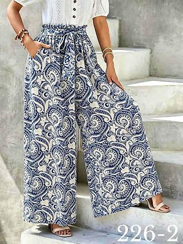 Pantalone: Pantalone za punije dame – model 226-2 - Kroj: široke nogavice — 7