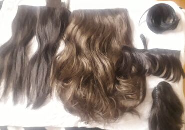 təbii saç satışı: Satılır salon ücün saclar sünidilər türkiyədən alınıb secilmirlər