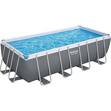 Бассейны: №: 7983 Məhsulun adı: Hovuz Bestway Power Steel, 488x244x122 sm, boz — 1