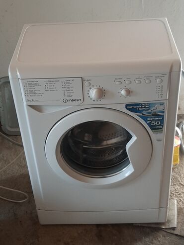 продать нерабочую стиральную машину: Кир жуучу машина Indesit, Автоматтык, 5 кг чейин, Толук өлчөм