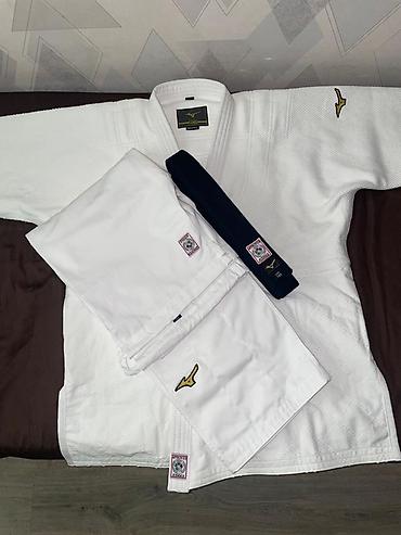 mizuno: Оригинальное кимоно для дзюдо Mizuno на рост 180(комплект) - — 2